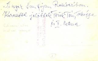 1938 Rákóczifalva, Varró tanfolyam Singer varrógépekkel. Fenyves photo