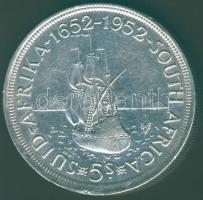 Dél-Afrika 1952. 5Sh Ag "Capetown" T:2/3 ph.