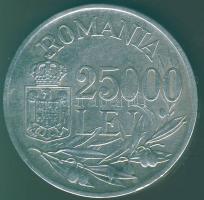 Románia 1946. 25.000L Ag T:2- kis ph
