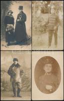cca 1914-1918 Vegyes fotó tétel, közte több katonai, 13,5×9 cm