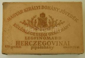 M. kir. dohányjövedék Hercegovinai pipadohány dekoratív doboz
