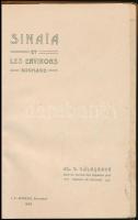 Al. G. Găleşescu: Sinaia et les environs. Bucharest, 1903, I. V. Socecu. Három kihajtható térképpel,...