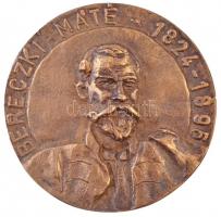 Miró Eszter(?) (1935-) 1979. Bereczki Máté 1824-1895 / 75 éves a Bajai Kertészképzés 1904-1979 aranyzott fém emlékérem (98mm) T:2,2-
