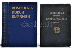 Vegyes uti könyvtétel, magyar vonatkozásokkal, 2 db: 

Reiseführer durch Rumänien. Bucuresti, 1932...