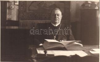 1929 Pannonhalma, Bárdos Remig Sándor főapát / Hungarian archabbot. photo
