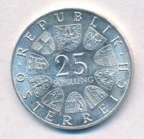 Ausztria 1967. 25Sch Ag "250 éve született Mária Terézia" T:1- 
Austria 1967. 25 Schillin...