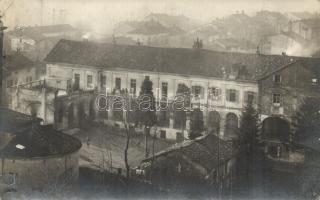 1919 Mirabello Monferrato, tiszti fogoly tábor / WWI K.u.k. military officers prison camp in the Italian town of Mirabello Monferrato. photo (EB)