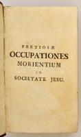 Nádasi János: Pretiosae occupationes morientium in Societate Jesu. Nagyszombat, 1753, typis academic...
