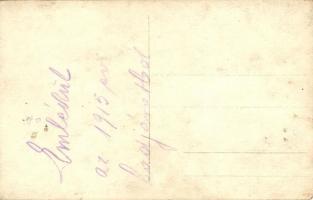 1915 Gdansk, Danzig; Emléklap a hadjáratból / Zur Erinnerung / WWI K.u.K. memorial postcard of the m...