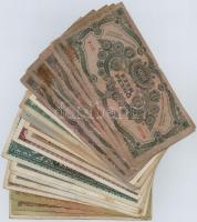 24db-os vegyes magyar pengő bankjegy tétel, közte néhány "MNB" bélyeggel T:III,III-