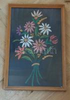 2 db goblein falikép keretben + 1 kézzel festett tányér