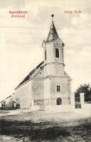 Gyulafehérvár, Karlsburg, Alba Iulia; Evang. Kirche / Evangélikus templom. Schäser Ferenc kiadása / Lutheran church