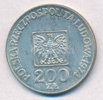 Lengyelország 1974. 200Zl Ag "A Lengyel Népköztársaság 30. évfordulója" T:1-
Poland 1974....