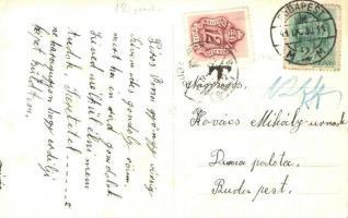 1941 Marosfő, Izvoru Muresului; Üdülőtelep, vasúti sínek, vagon / summer resort, railway tracks, wag...