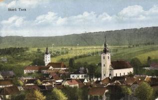 Ótura, Stará Turá, Alt-Turn; látkép templomokkal / panorama view with churches (Rb)