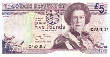 Jersey 1989. 1Pound + 5Pound T:II