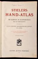 Stielers Hand-atlas. Gotha, 1912, Justus Perthes, 4 p.+100 t.+239 p. Német nyelven. Kiadói aranyozot...