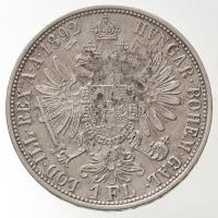 Ausztria 1892. 1Fl Ag "Ferenc József" (12,3g) T:1- / Austria 1892. 1 Florin Ag "Franz...