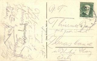 Gálszécs, Secovce; Utcakép templomokkal / Stefanikova ul. / street view with churches