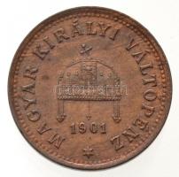 1901KB 1f Br T:1- /  Hungary 1901KB 1 Fillér Br C:AU Adamo K1