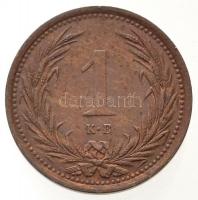 1901KB 1f Br T:1- / 
Hungary 1901KB 1 Fillér Br C:AU
Adamo K1