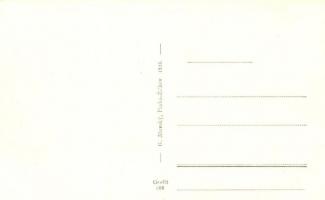 Felka, Velka pod Tatrou (Tátra); utcakép templommal, turistaház. G. Jilovsky kiadása 1924. / street ...