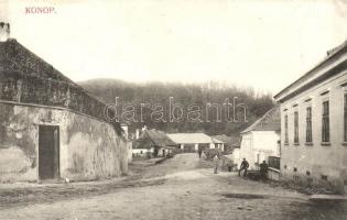 Konop, Conop; utcakép / Strassenbild / street view