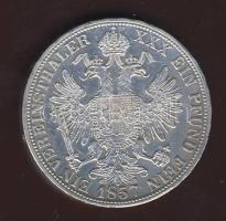 Ausztria 1857A Vereinsthaler Ag T:2- b, pici ph