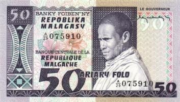 Madagaszkár 1974-75. 50Fr T:I