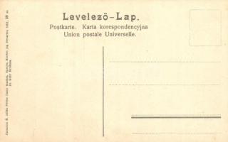 Tátra, Téli élet, indulás a ródliversenyhez. Cattarino S. utóda Földes Samu kiadása / Winterleben, A...