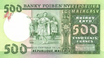 Madagaszkár 1974-75. 500Fr T:I