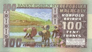 Madagaszkár 1974-75. 100Fr T:I