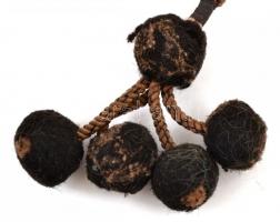 Tespih, muszlim imafüzér, h: 44 cm