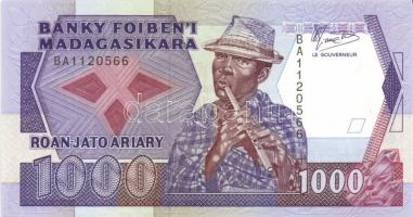 Madagaszkár 1988. 500Fr, 1000Fr, 2500Fr, 5000Fr, 10000Fr teljes sor T:I