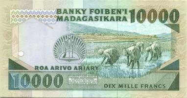 Madagaszkár 1988. 500Fr, 1000Fr, 2500Fr, 5000Fr, 10000Fr teljes sor T:I