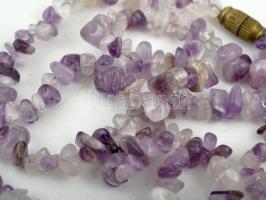 Ásványokból fűzött nyaklánc, 44 cm