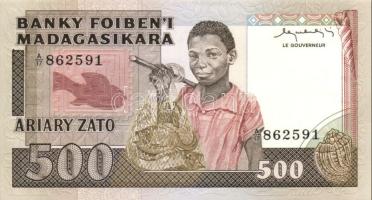 Madagaszkár 1983-87. 500Fr T:I