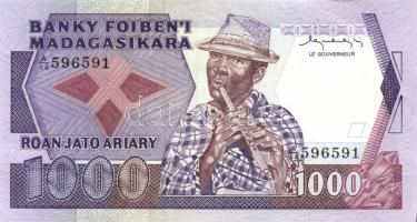 Madagaszkár 1983-87. 1000Fr T:I