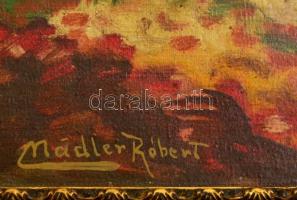 Nádler jelzéssel: Kilátás a tengerre. Olaj, karton, keretben, 24×34 cm