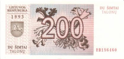 Litvánia 1993. 200T + 500T pár T:I