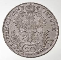 Ausztria 1772A IC-SK 20kr Ag "II. József" (5,91g) T:2 / Austria 1772A IC-SK 20 Kreuzer Ag ...