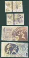 Litvánia 1991. Bón sor 10c, 50c, 1L, 2L, 5L, 10L, 50L T:I