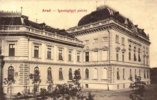 Arad, Igazságügyi palota. W.L. 513. / Palace of Justice (gyűrődés / crease)