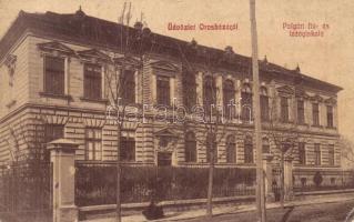 1908 Orosháza, Polgári fiú és leányiskola. W.L. 1608 (EK)