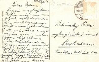 1929 Balassagyarmat, Vasútállomás / Bahnhof / railway station  (Rb)