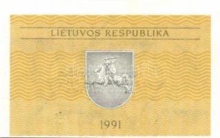 Litvánia 1991. 0,10T, 0,20T, 0,50T, 1T, 3T, 5T, 10T, 25T, 50T, 100T teljes sor T:I