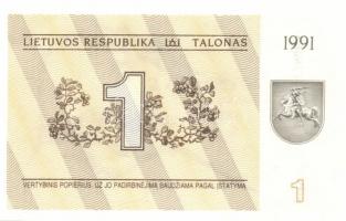 Litvánia 1991. 0,10T, 0,20T, 0,50T, 1T, 3T, 5T, 10T, 25T, 50T, 100T teljes sor T:I