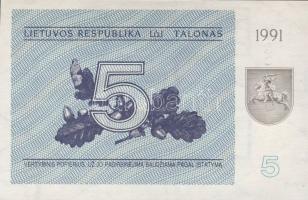 Litvánia 1991. 0,10T, 0,20T, 0,50T, 1T, 3T, 5T, 10T, 25T, 50T, 100T teljes sor T:I