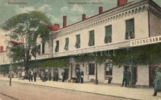 Békéscsaba, Vasútállomás / Bahnhof / railway station (fa)