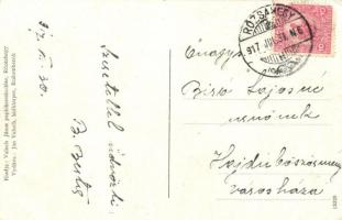 1917 Rózsahegy, Ruzomberok (Liptó); Mnich-hegy. Valuch János kiadása / Mních